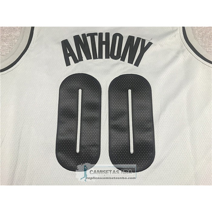 Camiseta Portland Trail Blazers Carmelo Anthony Earned 2020-21 Gris